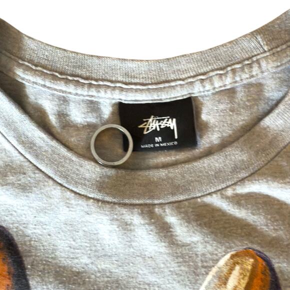 Stussy 2020 Peace Hand T-shirt Mens M - Designer Streetwear Skater Urban Popular - Picture 9 of 14